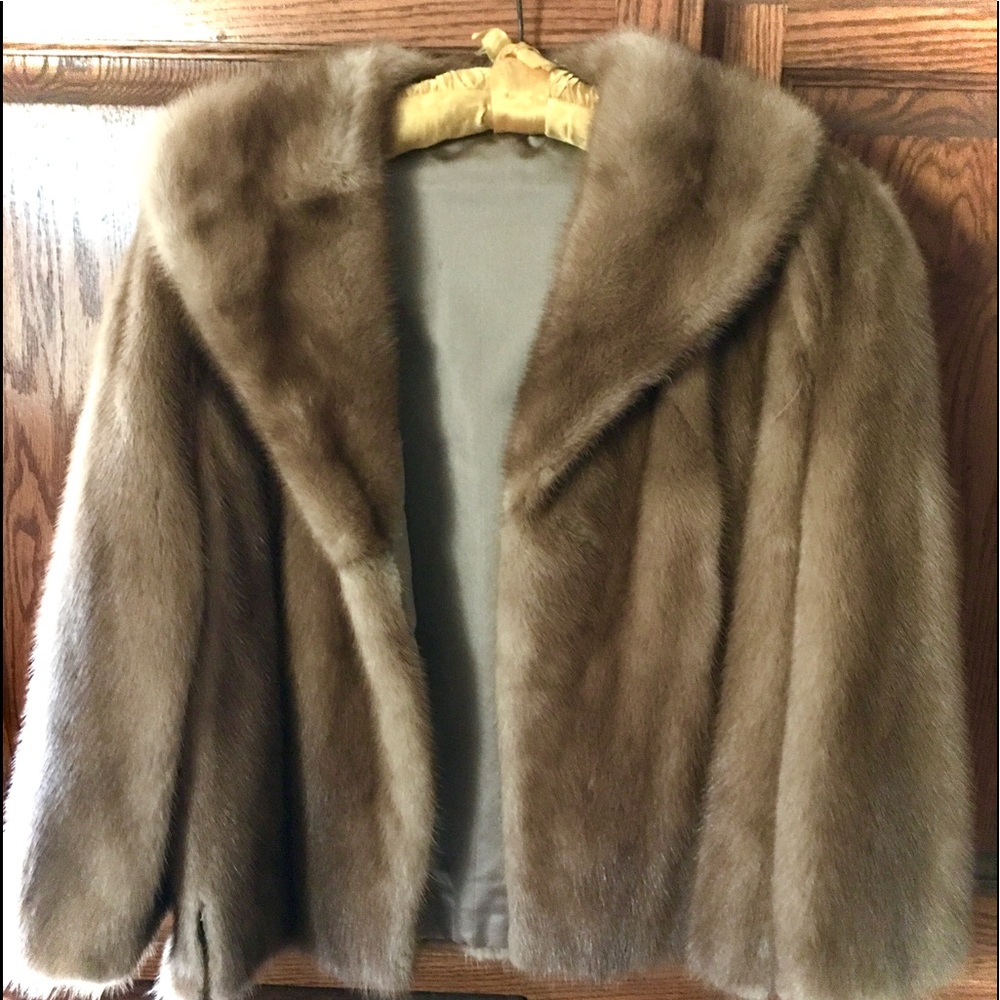 Still winter somewhere!  MINK JACKET (1920s-30s)